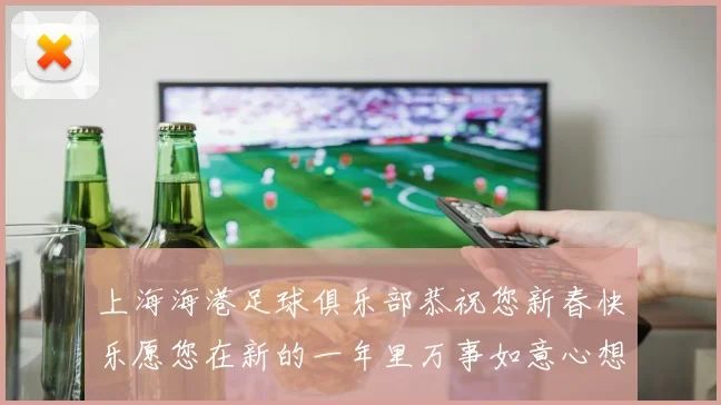 上海海港足球俱乐部恭祝您新春快乐愿您在新的一年里万事如意心想事成