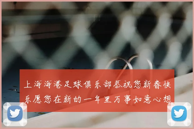 上海海港足球俱乐部恭祝您新春快乐愿您在新的一年里万事如意心想事成